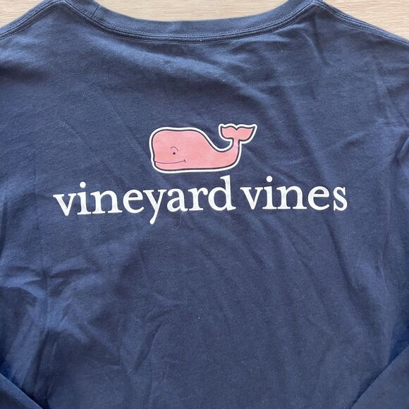 Vineyard Vines Long Sleeve Shirt Blue Men's-Size L - Picture 3 of 6